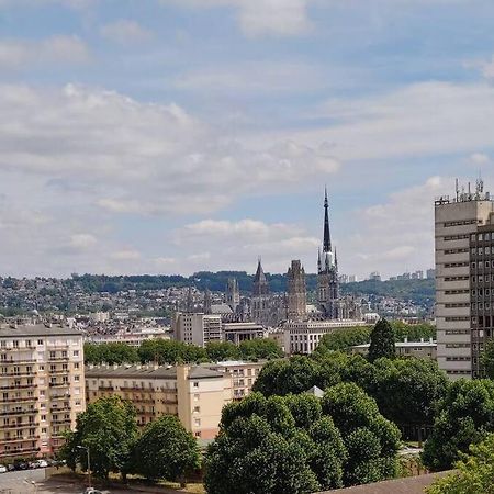 Spacieux F4 Avec Vue Panoramique Et 2 Places De Parking Rouen Extérieur photo